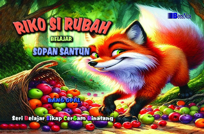 Seri Belajar Sikap Cergam Binatang Riko Si Rubah Belajar Sopan Santun 